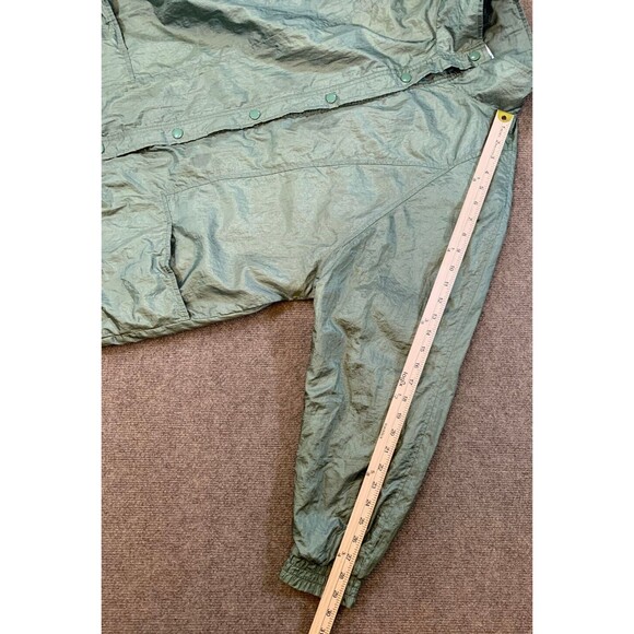 Vintage Haband Jacket Womans L Nylon Button Up Cotton Lined‎ Wind Breaker - Picture 6 of 7